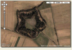 Breń (Podborze) - widok z satelity