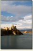 Niedzica - Zamek Dunajec, w tle zamek w Czorsztynie